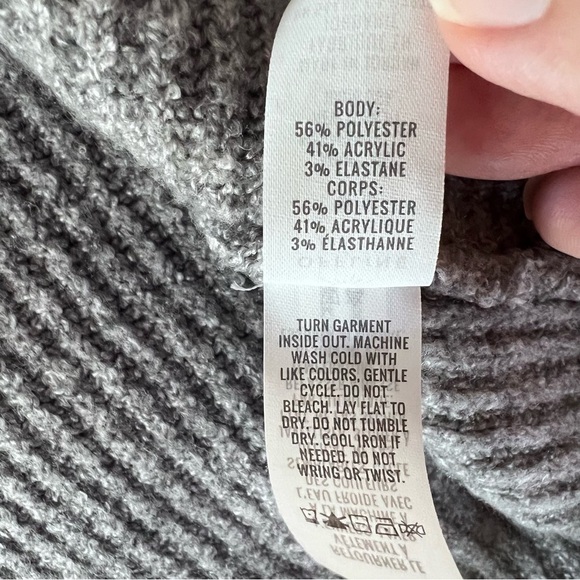 Aerie Offline‎ Twist Front Long Sleeve Ribbed Sweater Size Medium Comfy Lounge - Picture 8 of 8